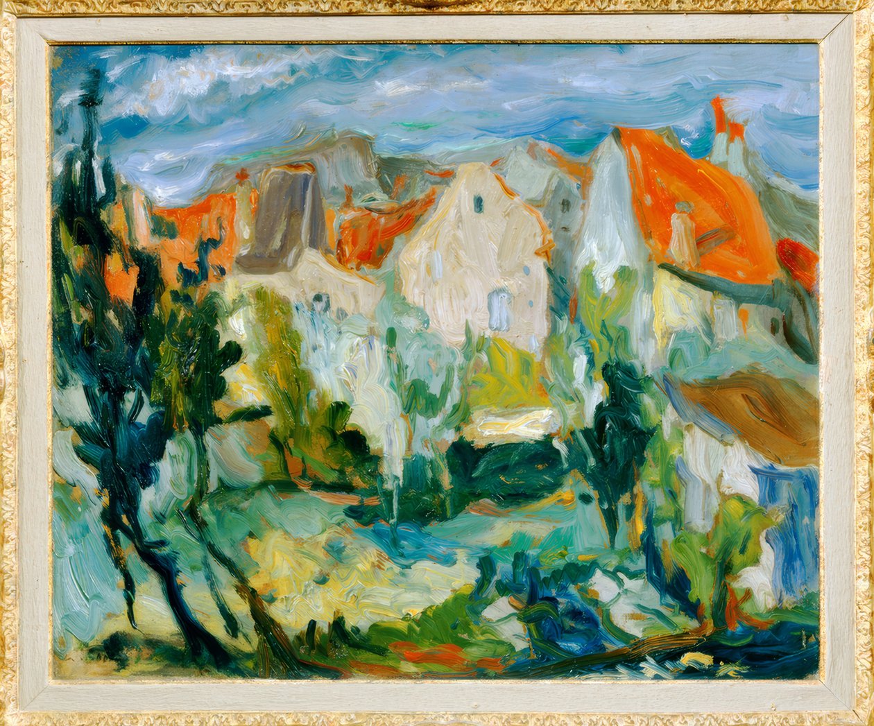 カーニュの風景 作： Chaim Soutine