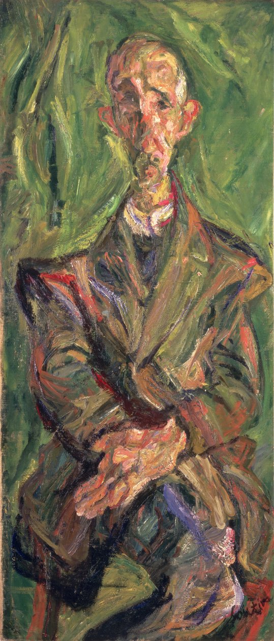 男の肖像、1921年頃 作： Chaim Soutine