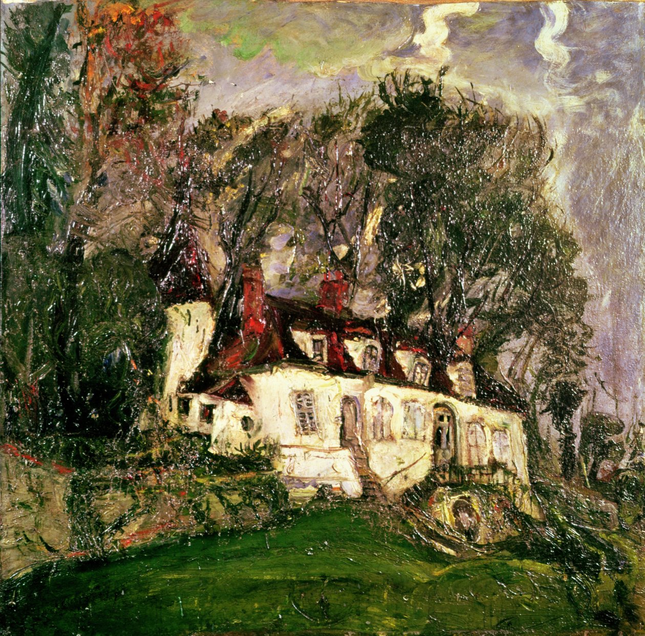 オイセメの家、1934 作： Chaim Soutine