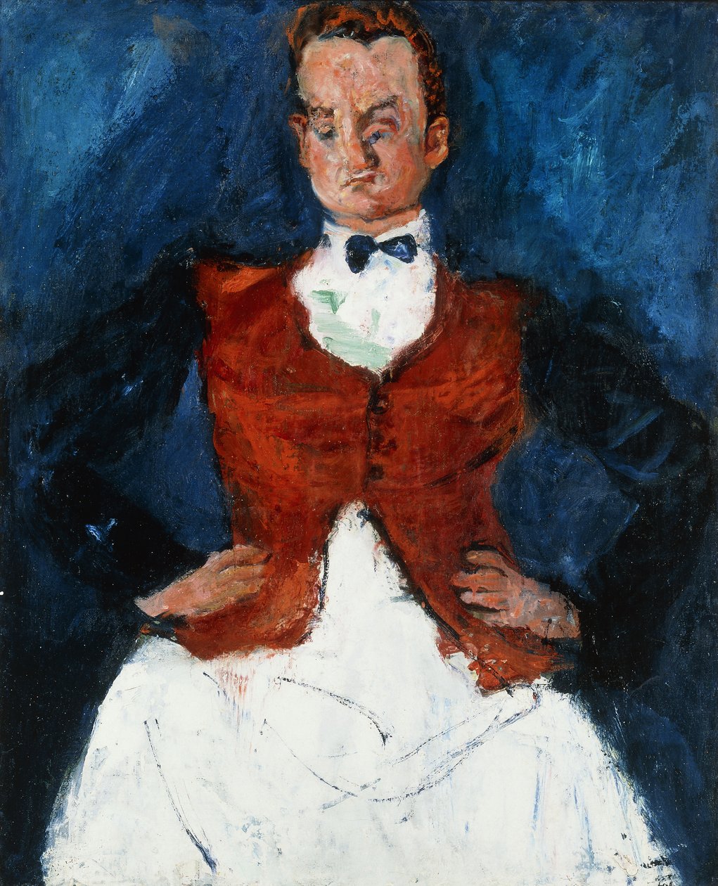 Maitre D; Maitre d "ホテル、1927年 作： Chaim Soutine