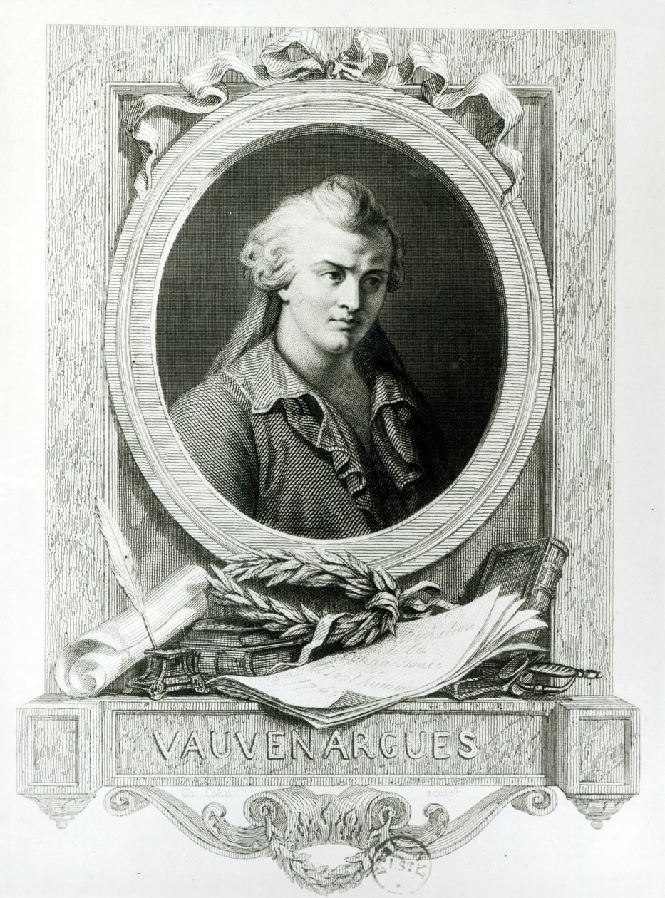 Luc de Clapiers（1715-47）Vauvenarguesの侯爵 作： チャールズアメディーコリン