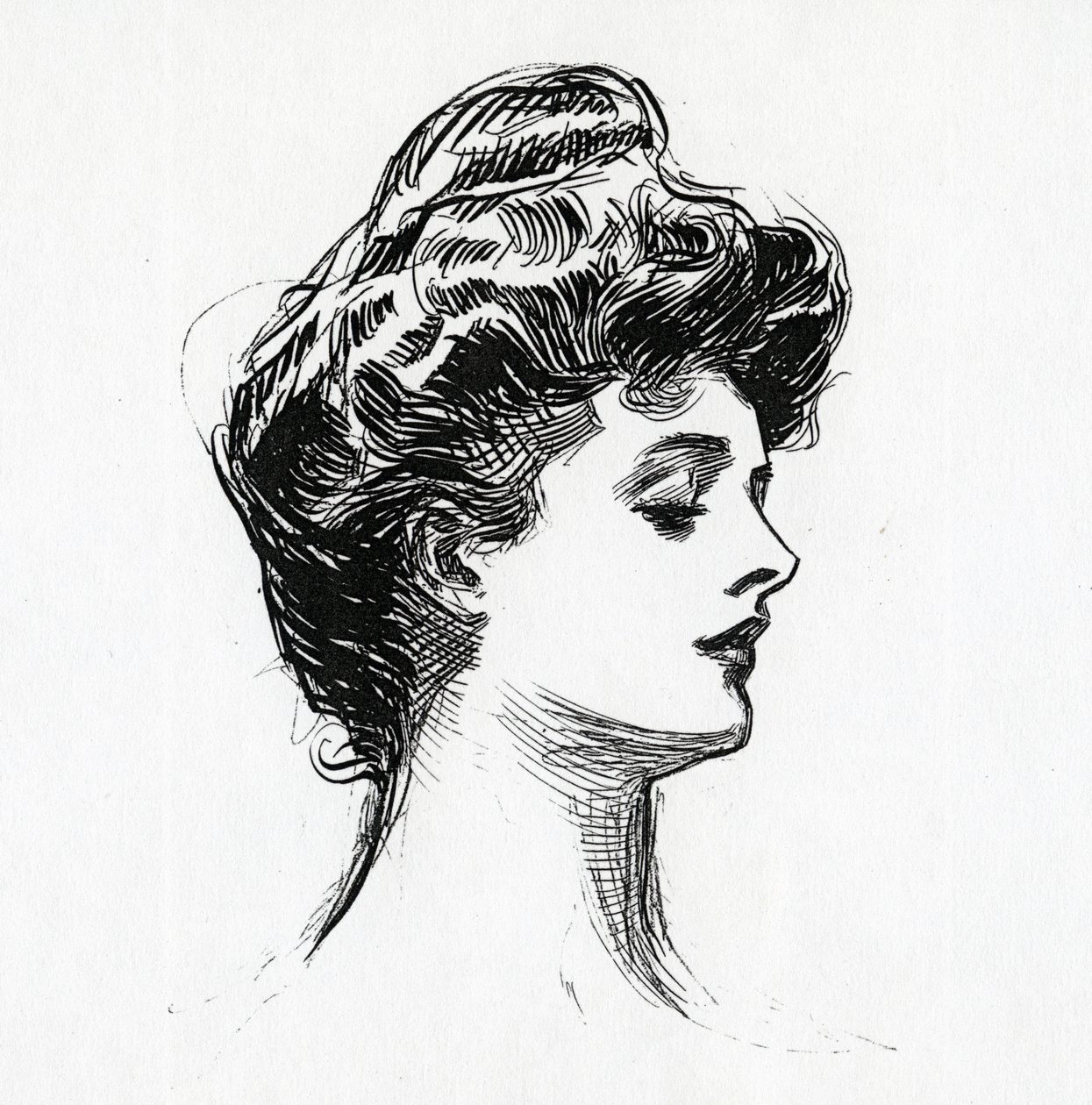 ギブソンの少女、1902年頃 作： チャールズダナギブソン