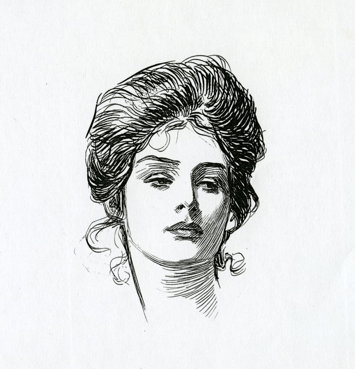 ギブソンの少女、1902年頃 作： チャールズダナギブソン