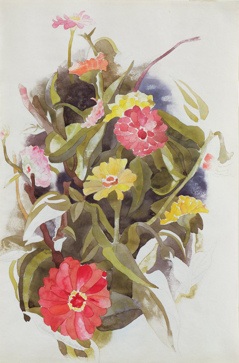 ジニアス、1920（紙にトイレ） 作： チャールズ・デマス