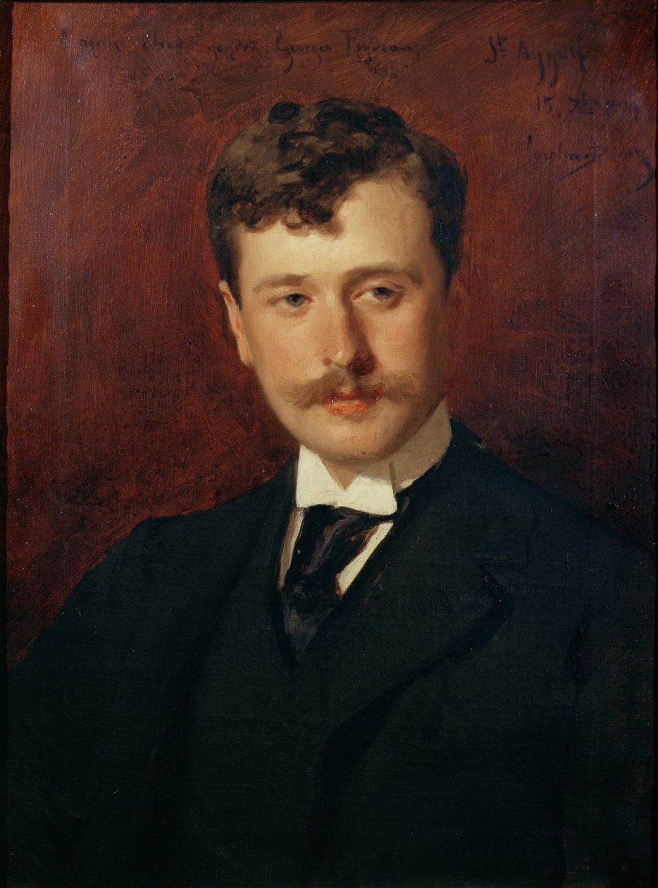 ジョルジュ・フェイドーの肖像（1862-1921） 作： シャルル・エミール・オーギュスト・カロルス・デュラン