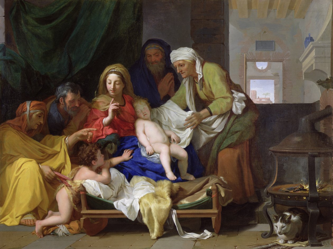 眠れるキリスト、1655年 作： チャールズ・ル・ブラン