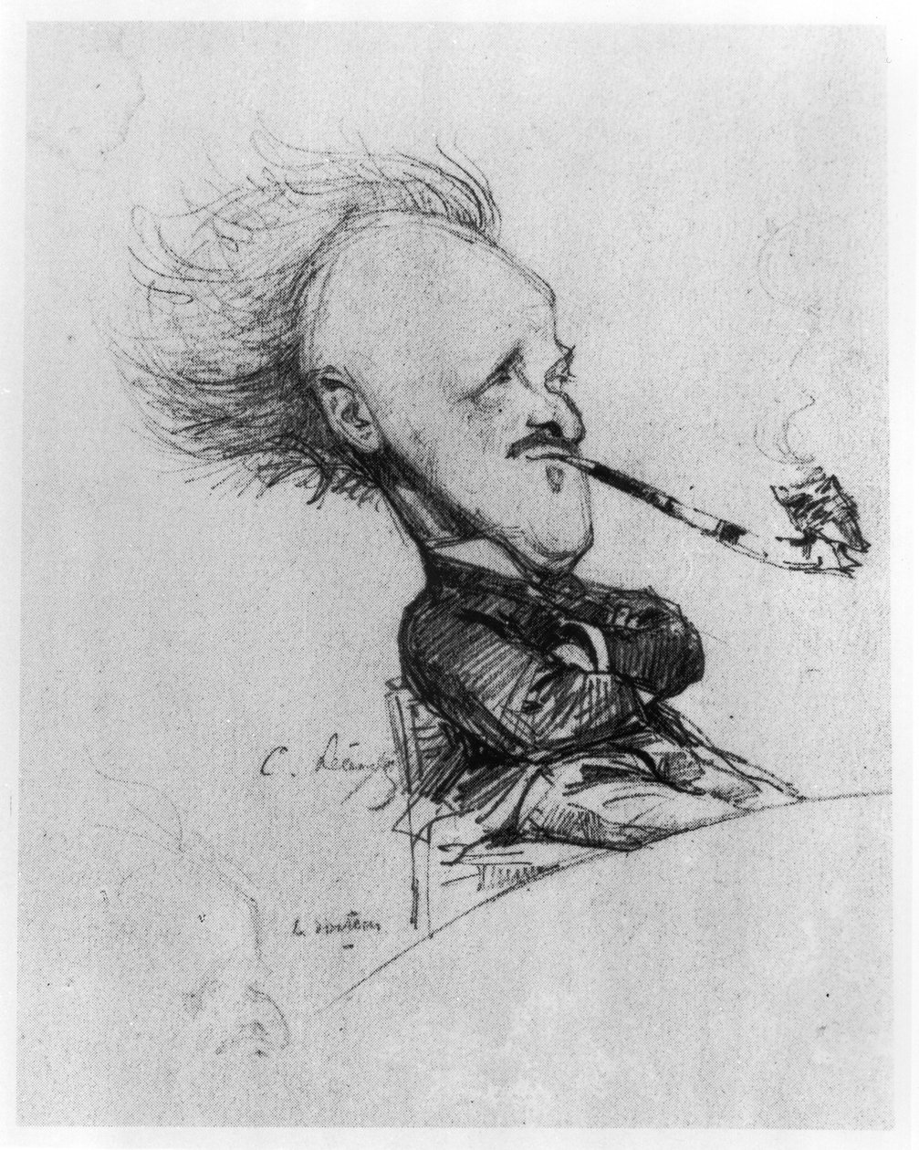 ポールフェルディナンドガシェ（1862-1930）c.1887 作： チャールズ・ランドレ