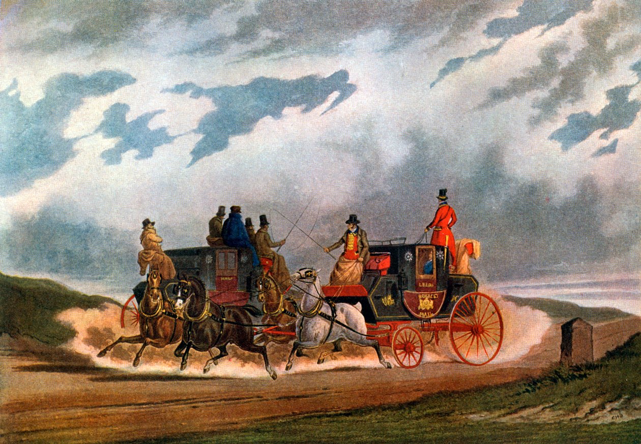 ハーフウェイリーズコーチ、1837年1927年。 作： チャールズクーパーヘンダーソン