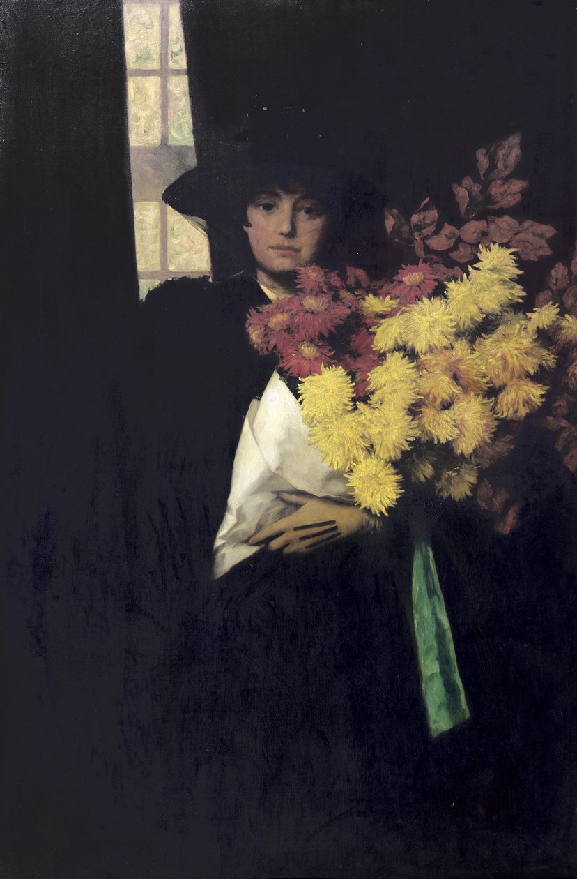 菊、1900年頃 作： チャールズ・ヘンリー・マルコム・カー