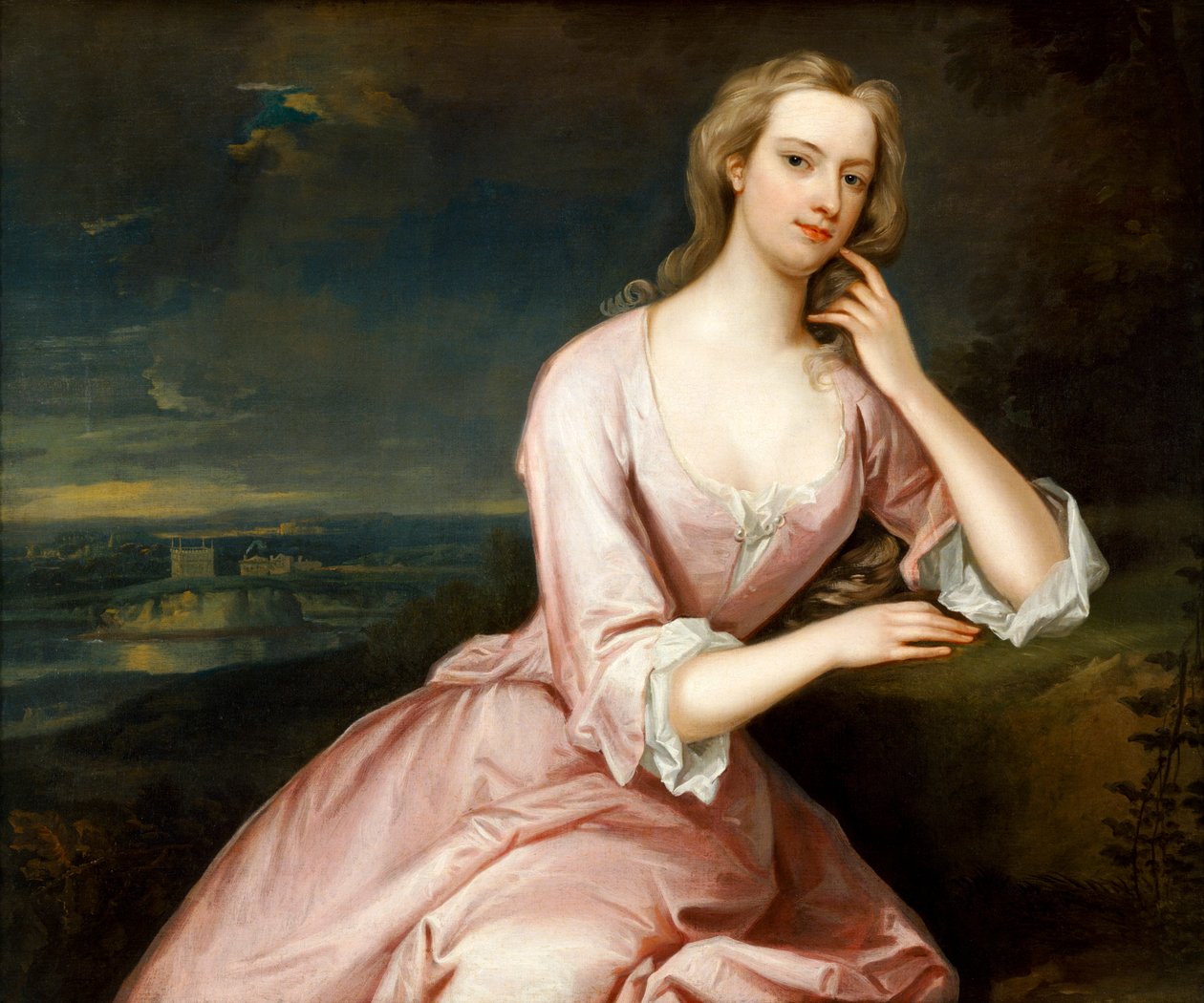 ヘンリエッタ・ハワード、サフォーク伯爵夫人、c1724 作： チャールズ・ジャーバス