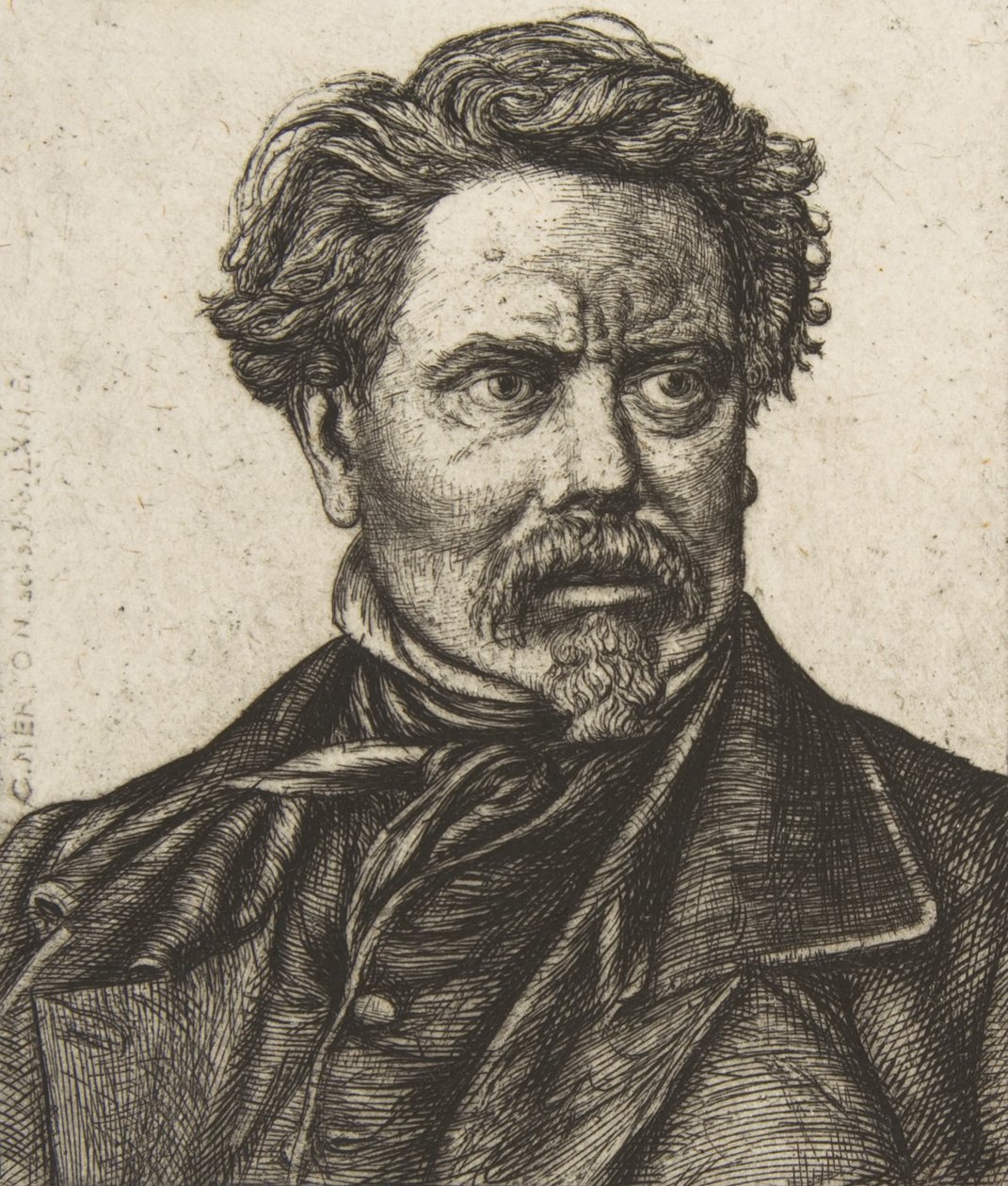 ベンジャミン・フィヨン、写真の後、1862 年。 作： チャールズ・メリヨン