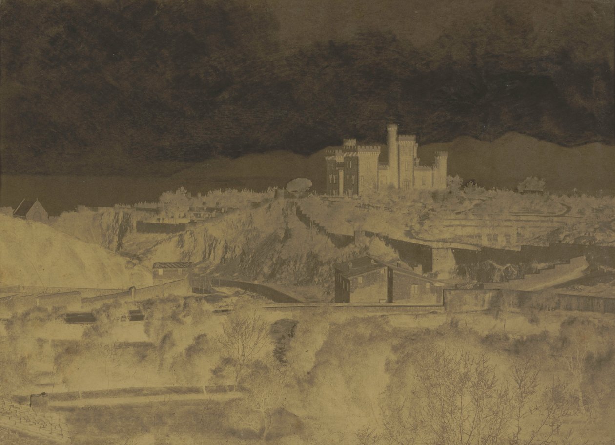 ヴァランブロサ城、カンヌ、1852年頃。1852年（写真） 作： チャールズ・ネグレ
