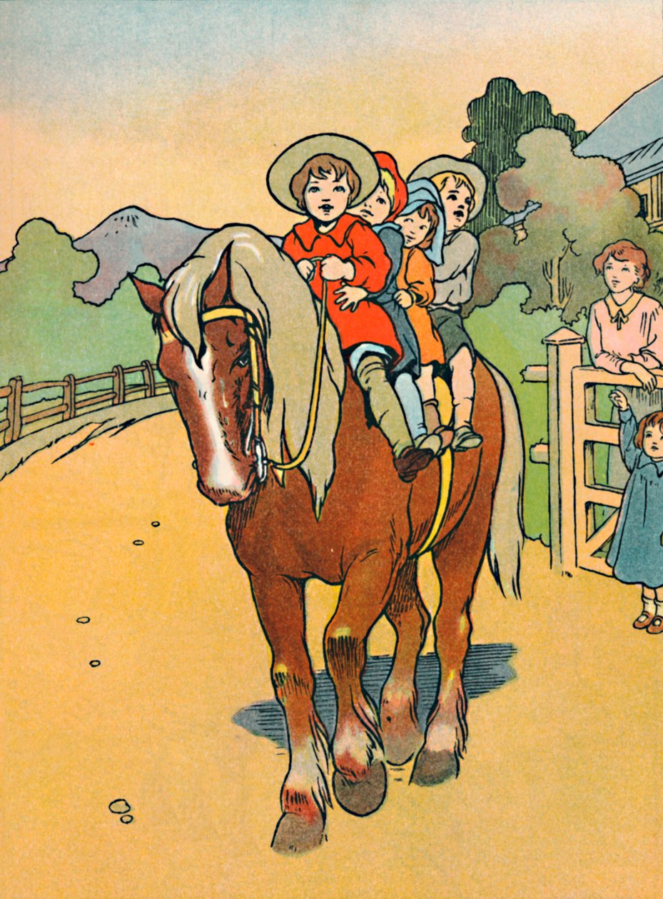 1912年にニュージーランドの学校に通う 作： チャールズ・ロビンソン