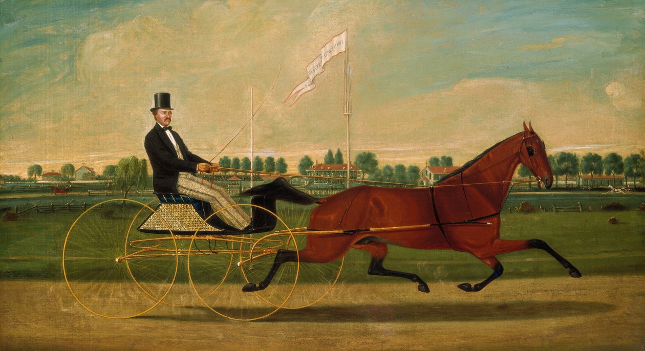 トロッター、c。 1860年。 作： チャールズ・S・ハンフリーズ