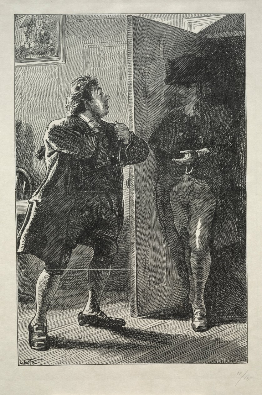 俳優の休日、1867年。 作： チャールズ・サミュエル・キーン