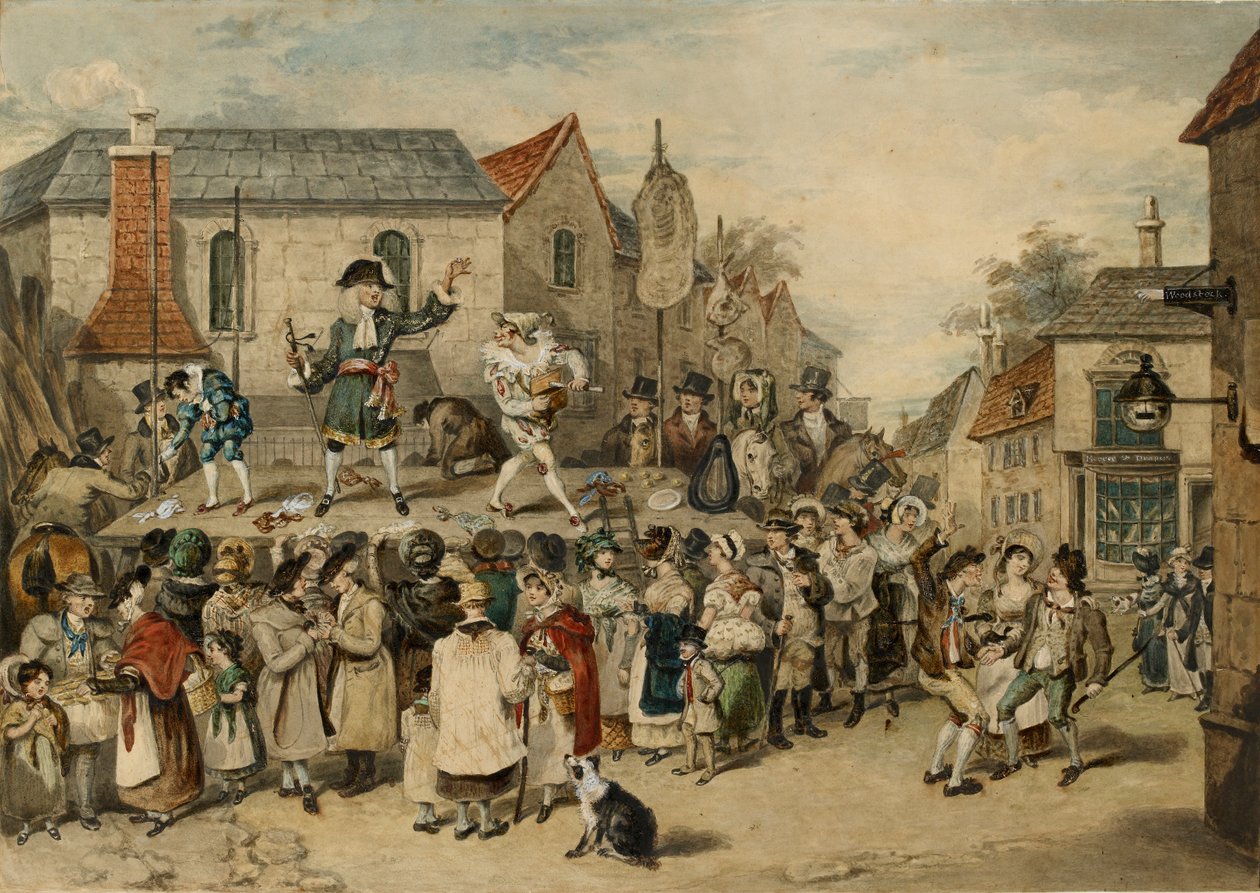 1838年、ウッドストックでの博覧会 作： チャールズ・ターナー