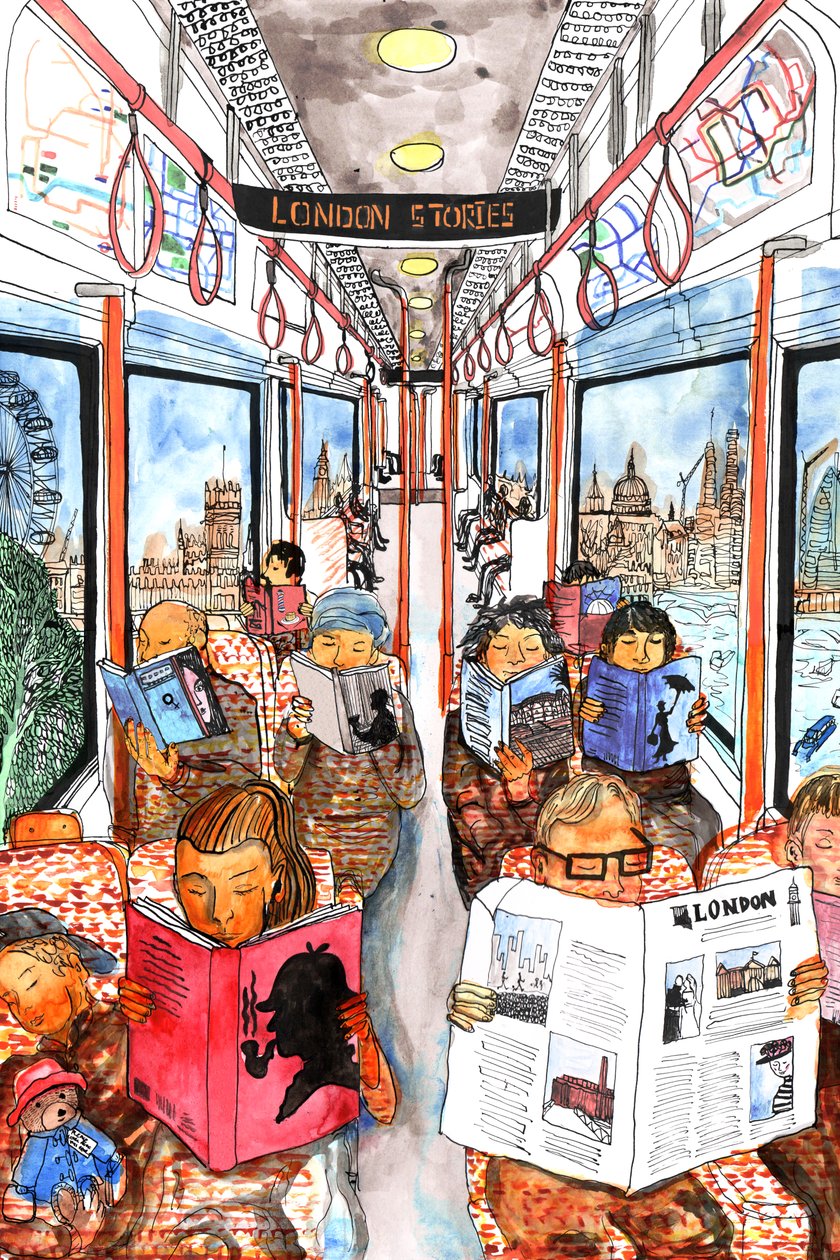 London Stories、2018年（インクと水彩） 作： Charlotte Orr