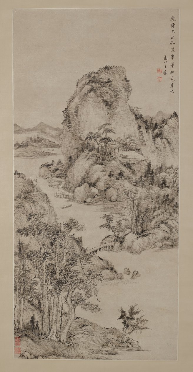 東原後の風景 作： チェン・ワン