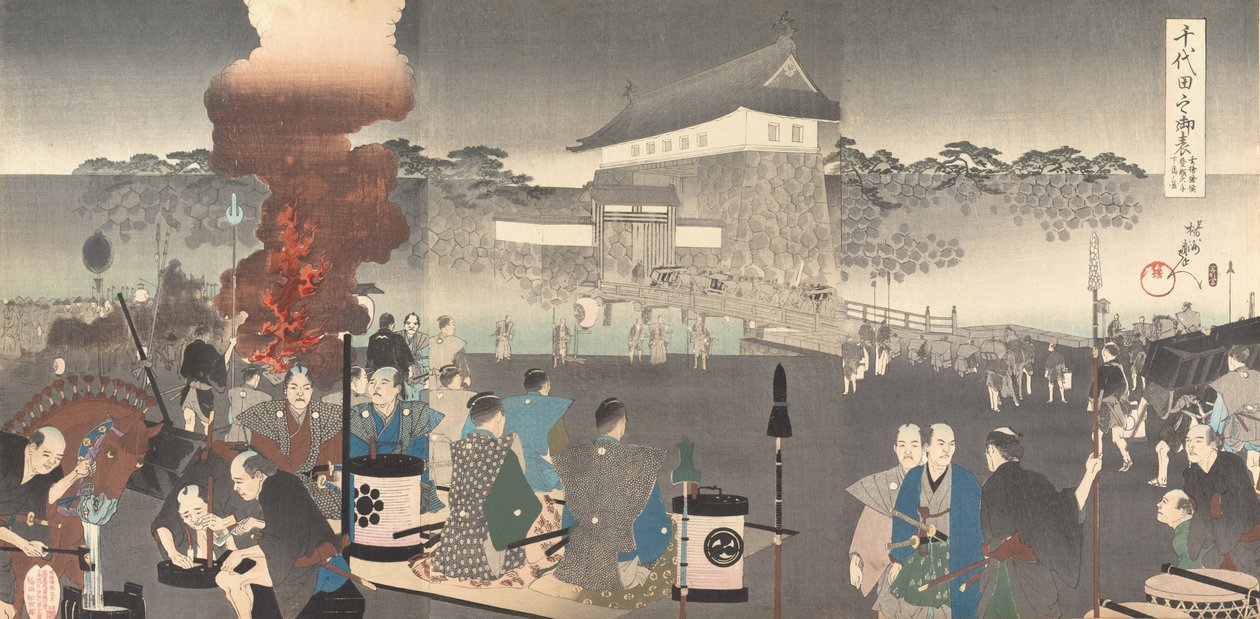 千代田 化ｓｔぇ あｌ部ｍ おｆ 面、 １８９７。、 １８９７。 作： 与州周延