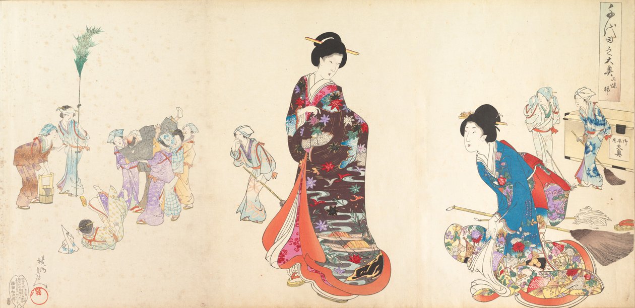 Chiyoda Castle Album of Women, 1895., 1895. 作： 楊洲延