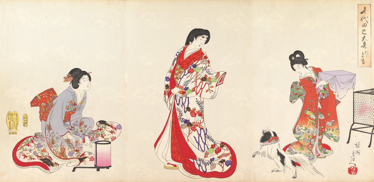 Chiyoda Castle Album of Women, 1895., 1895. 作： 楊洲延