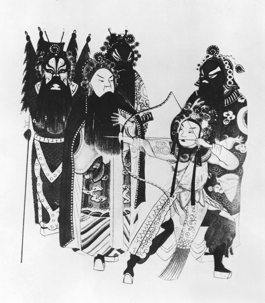 イヴェンの門で弓を使う 作： 中国語学校
