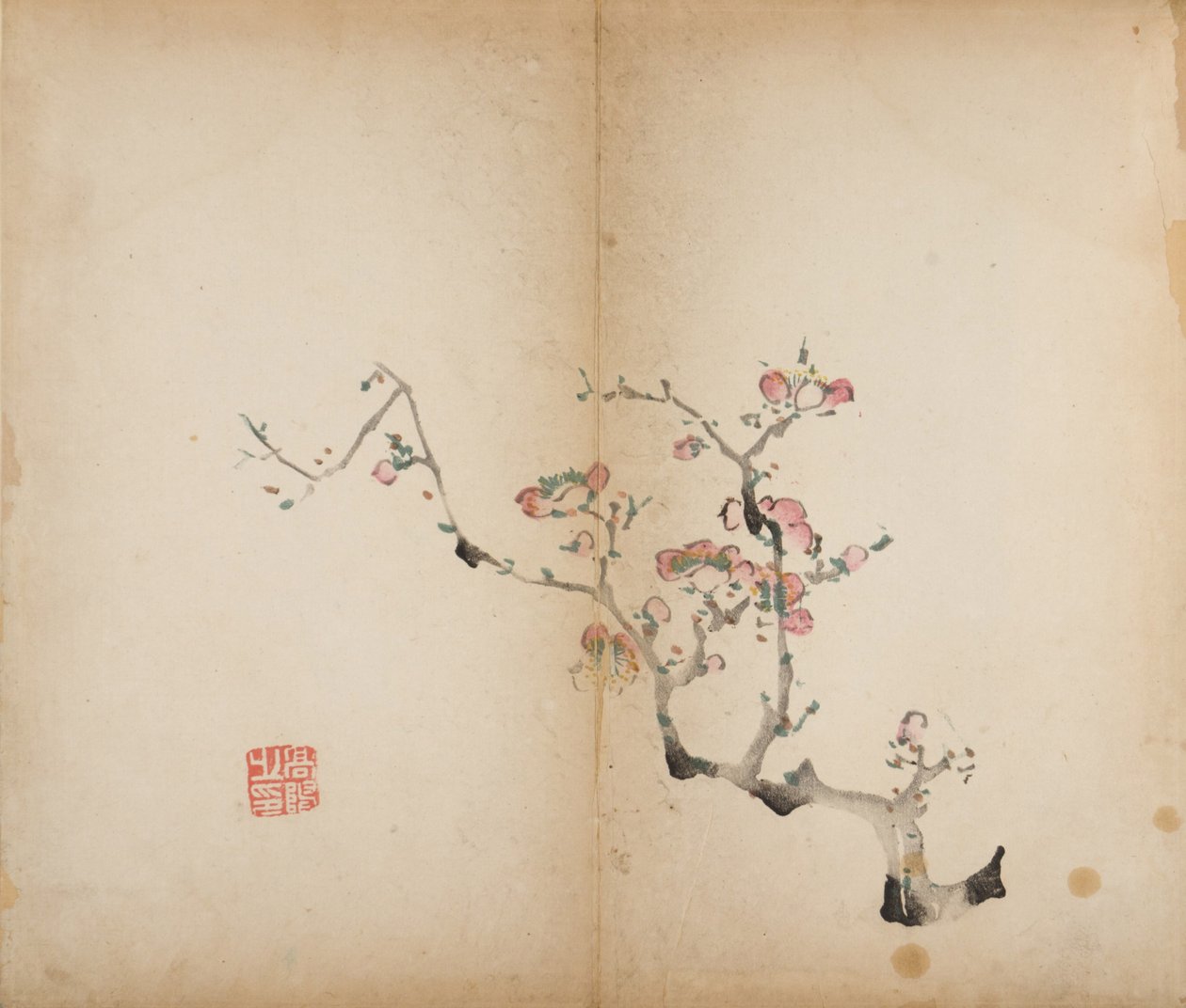 Ten Bamboo Studio Prints、1643（木版） 作： 中国語学校