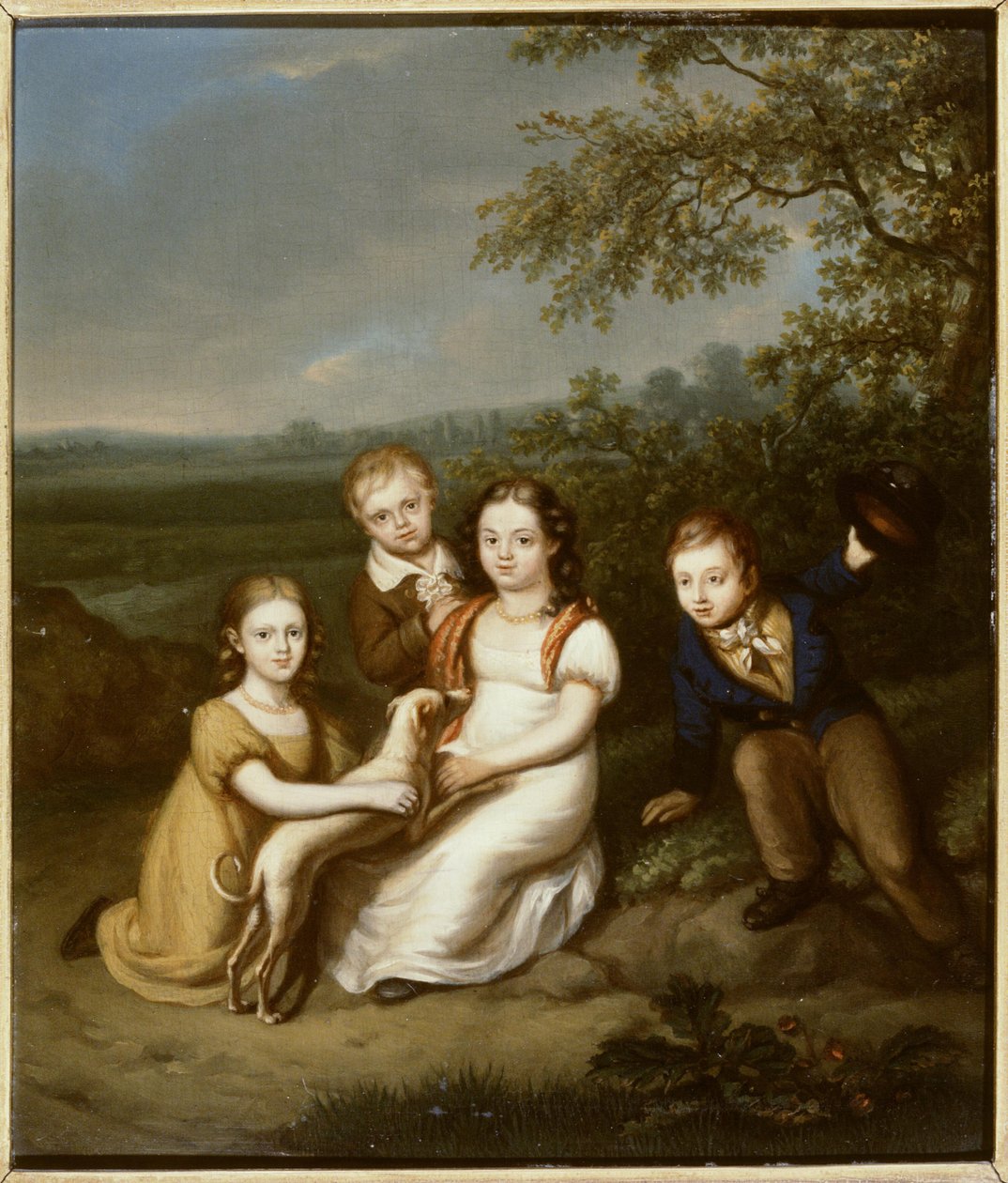 ニコラス・ファン・ホイケロムの子供たちの肖像（1761-1809） 作： クリスティアン・ファン・ゲーレン