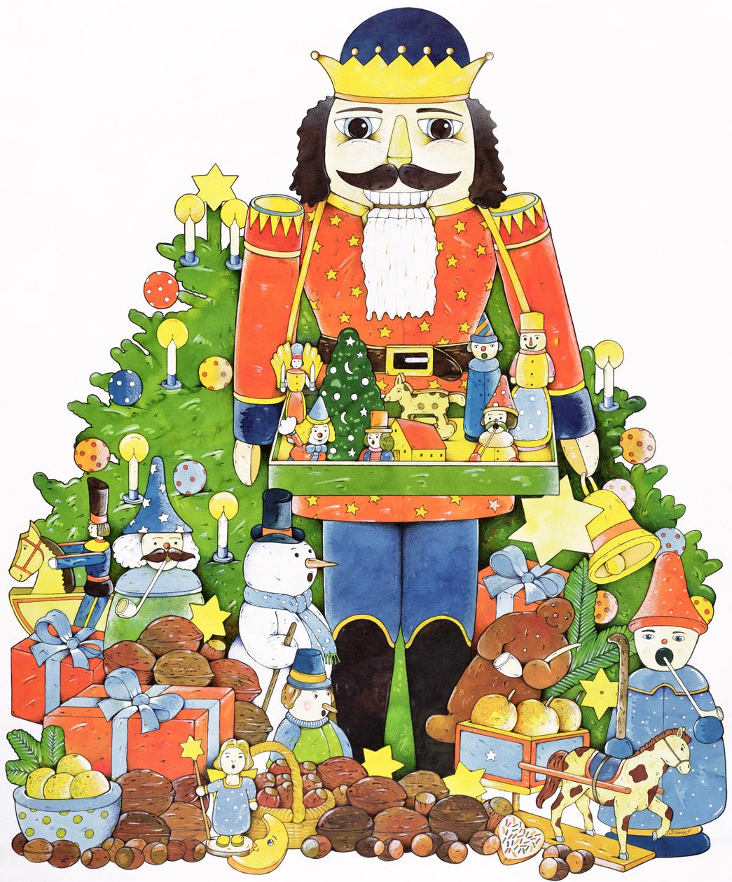 くるみ割り人形（紙にトイレ） 作： クリスチャン・ケンプ