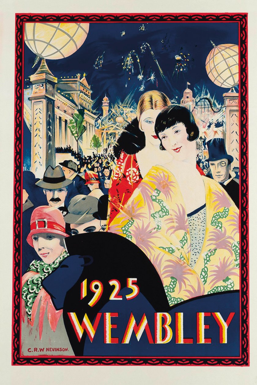 1925年、ウェンブリー、1924年 作： クリストファー・リチャード・ウィン・ネビンソン