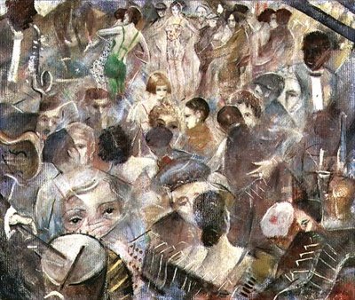 ナイトクラブ、1928年頃 作： クリストファー・リチャード・ウィン・ネビンソン