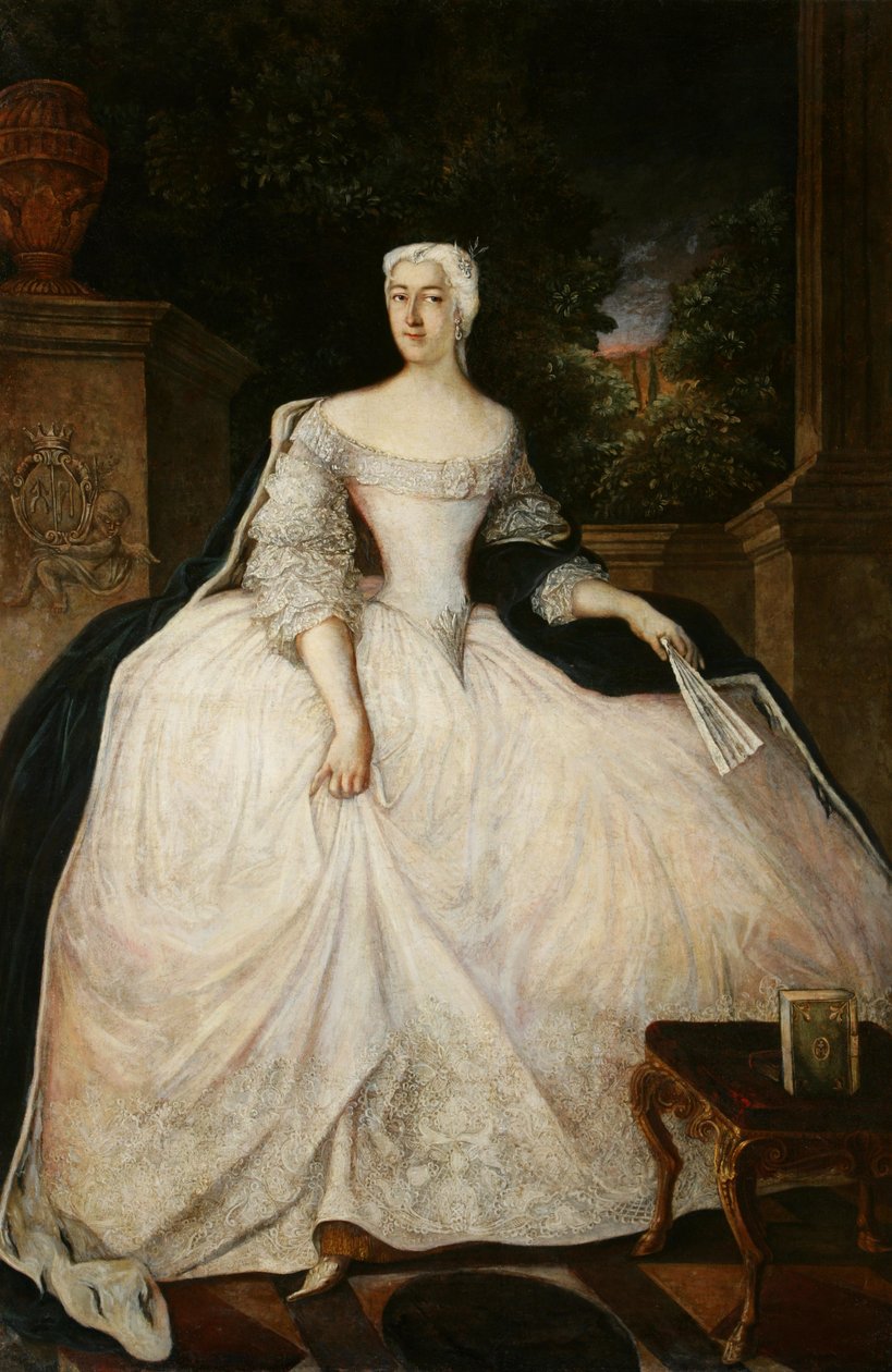 TeofilaDziazyńska（1714–1790）の肖像 作： アントワーヌペスヌの輪