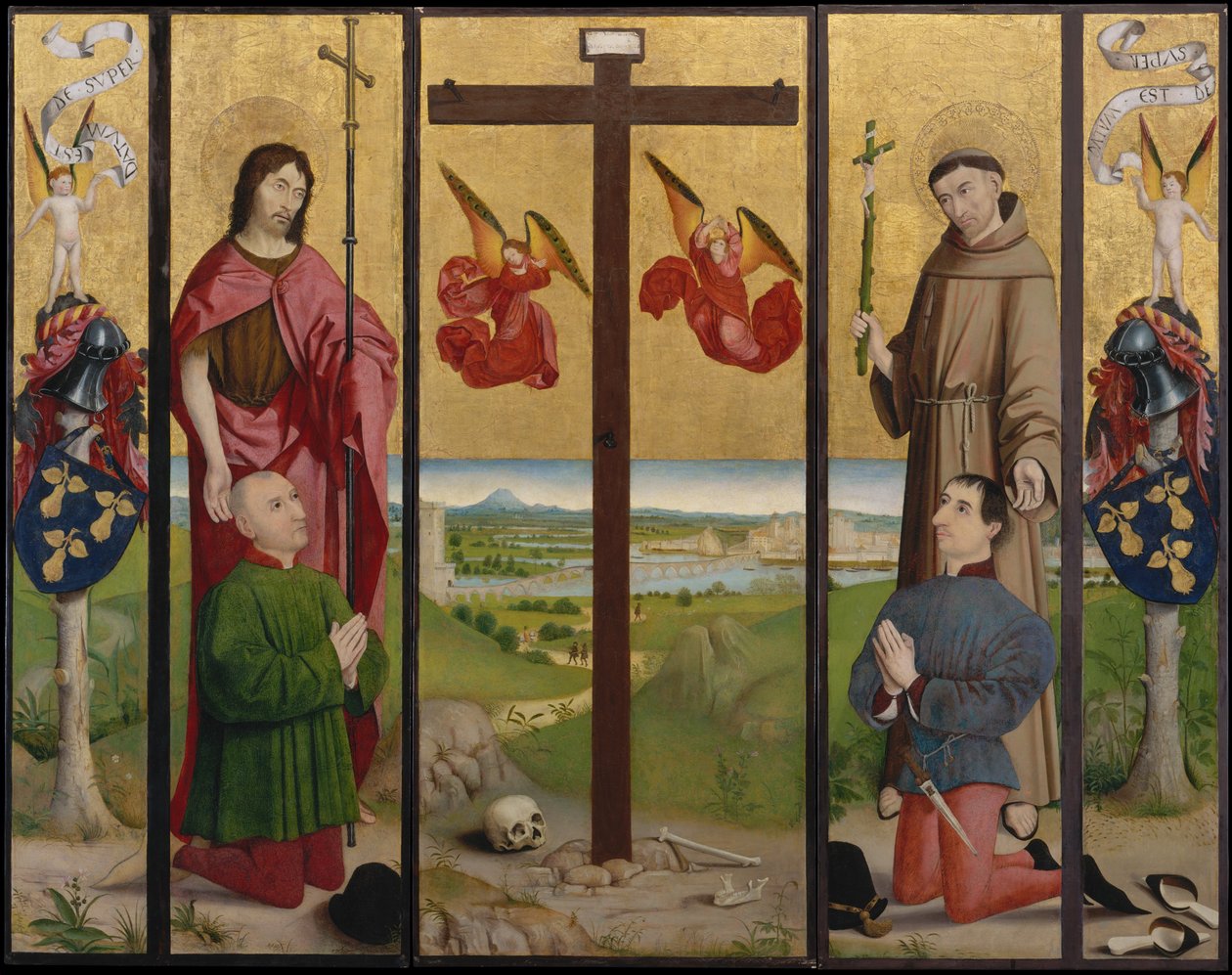 ペリュシの祭壇画、1480年。 作： ニコラ・フロマンのサークル。