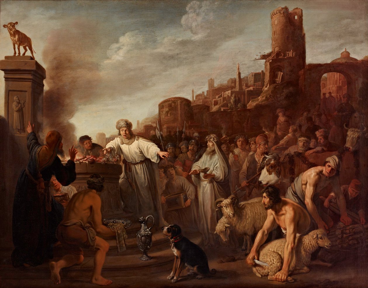 ヤラベアムの犠牲 作： Claes Corneliszoon Moeyaert