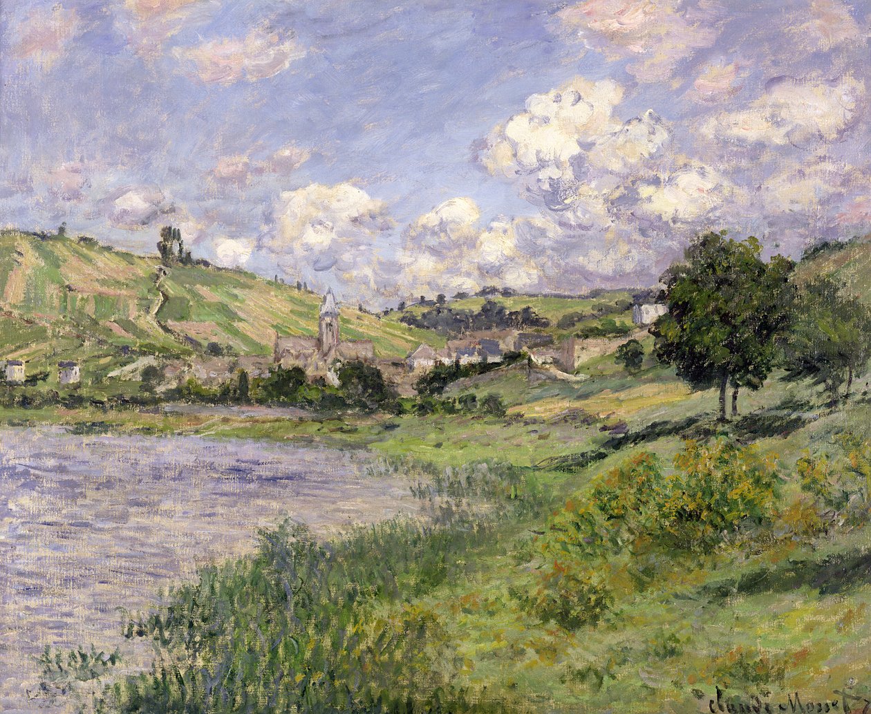 風景、ヴェトゥイユ、1879 作： クロード・モネ