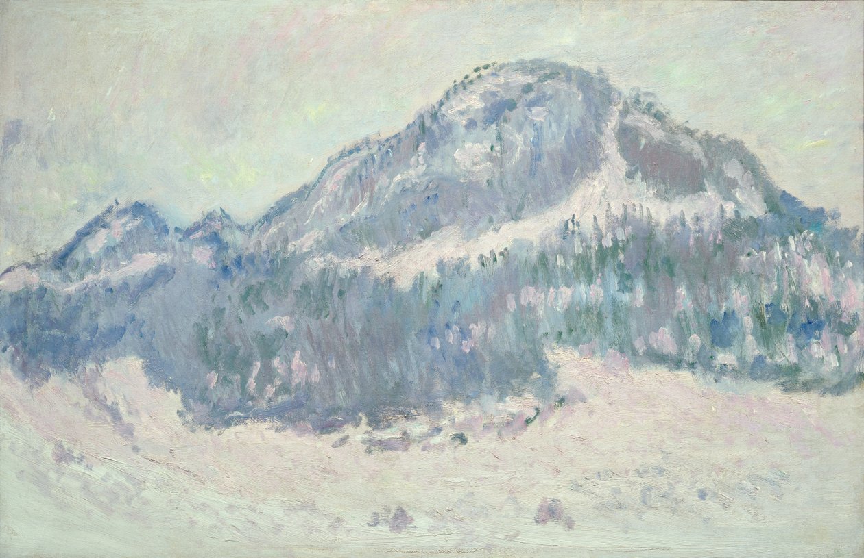 コルサース山、ノルウェー、1895 作： クロード・モネ