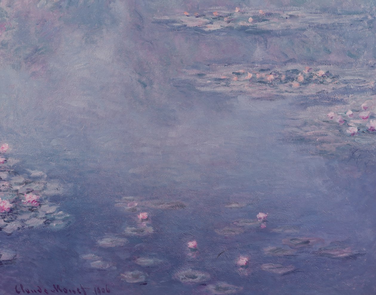 ニンフィア、1906 作： クロード・モネ