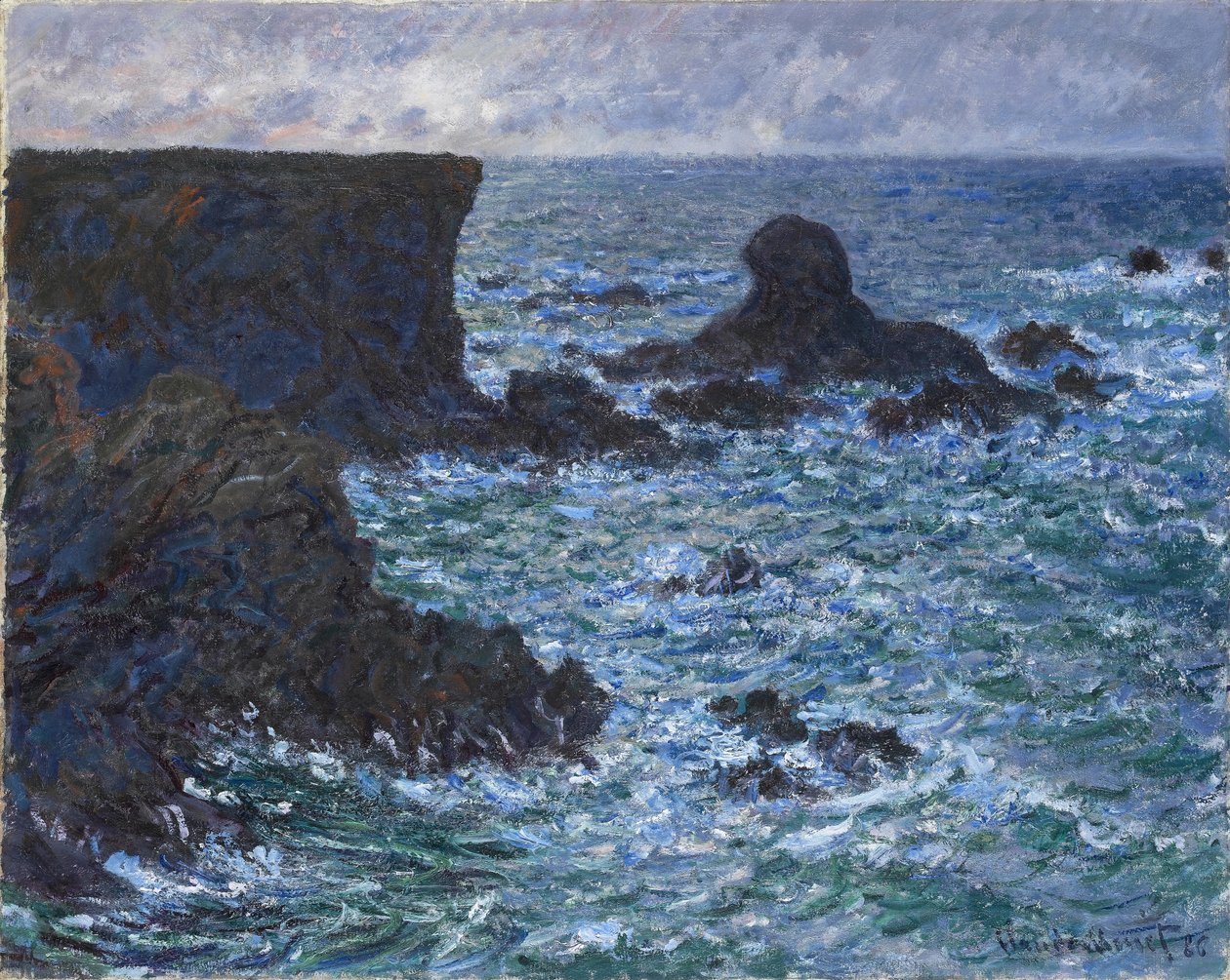 ロックス、ポートコトン、ライオンロック、1886 作： クロード・モネ