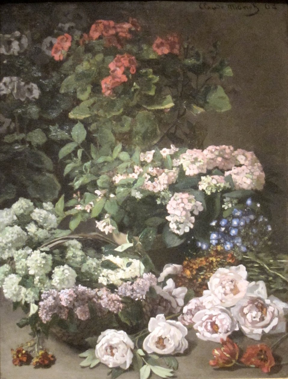 春の花 作： クロード・モネ