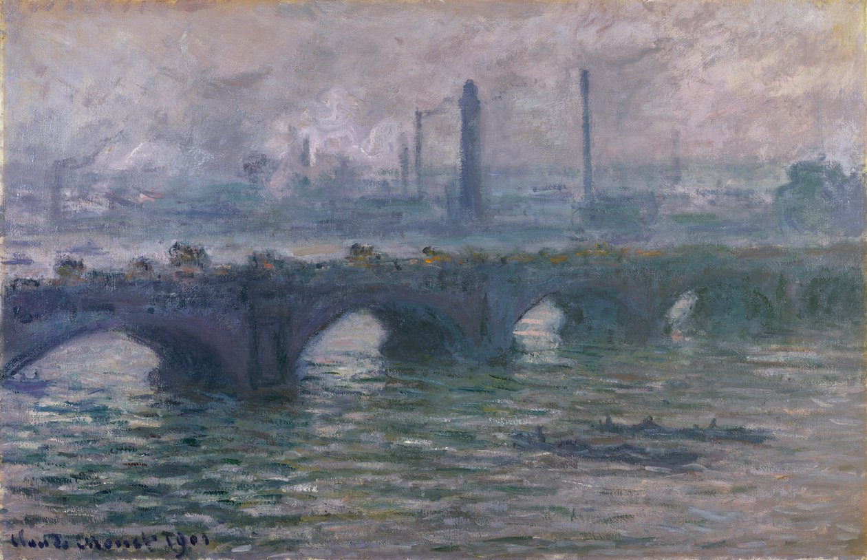 ウォータールー橋、1901 作： クロード・モネ