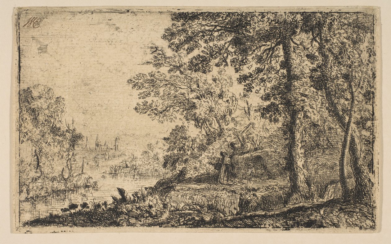 ビジョン、ca。 1630年。 作： クロード・ロラン