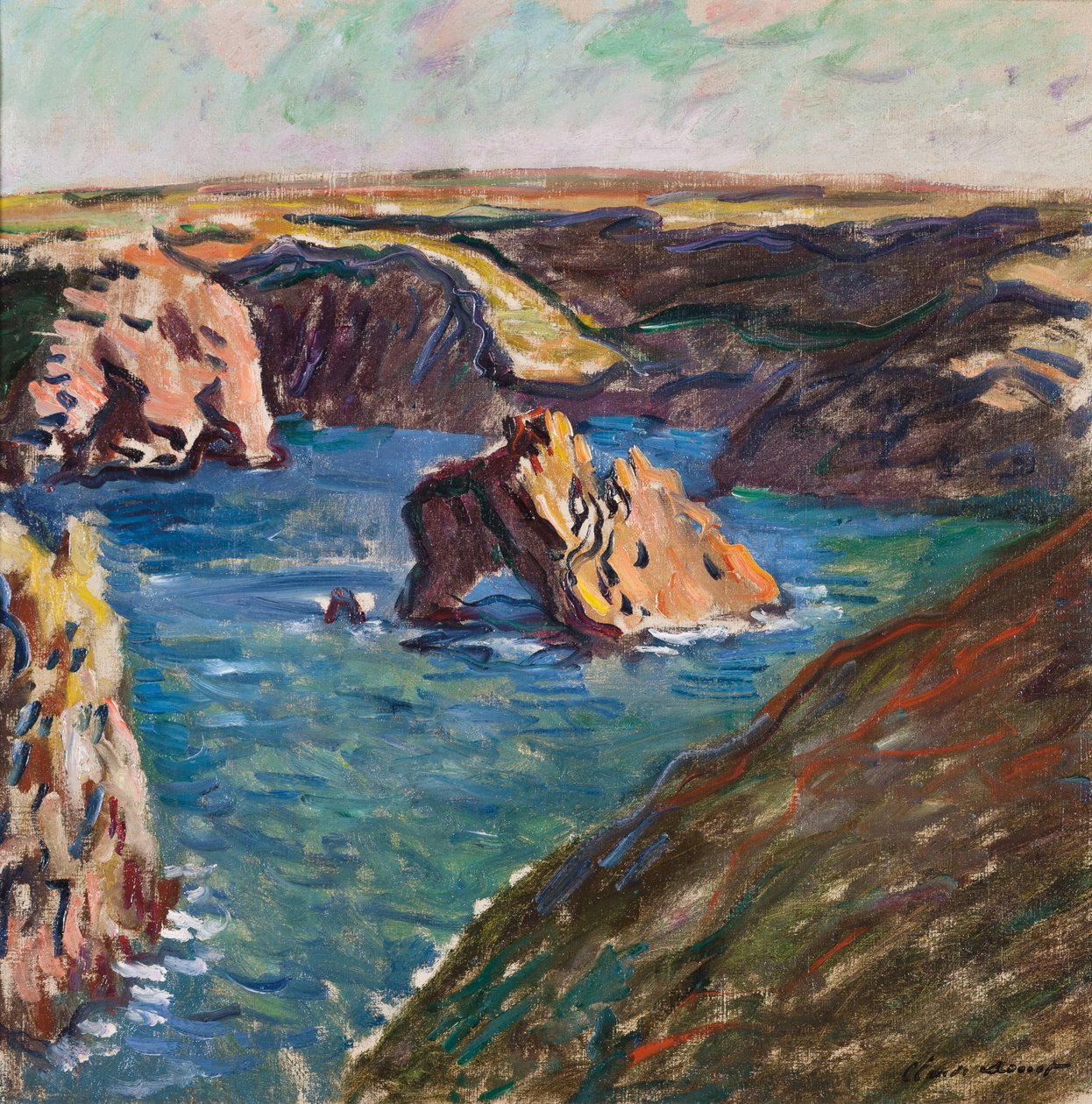 ベル＝イル、1886 作： クロード・モネ