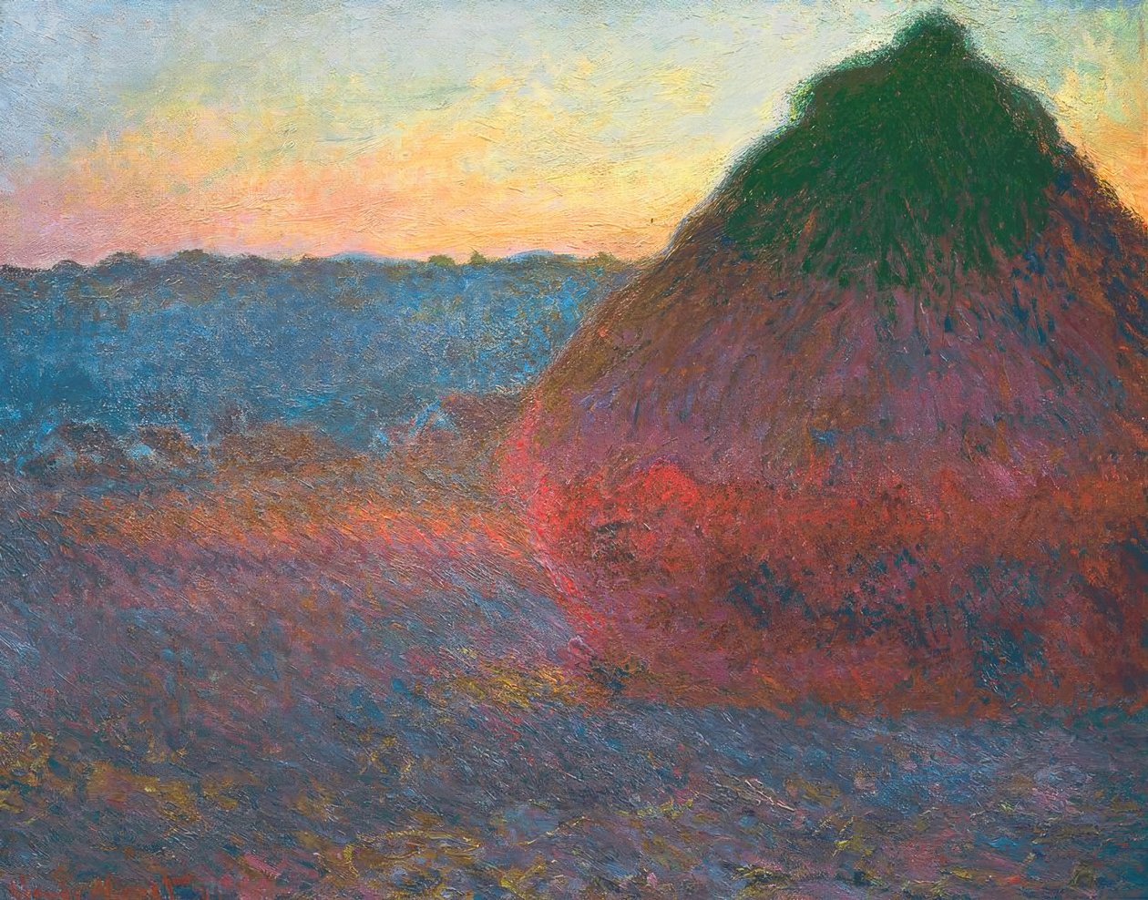 干し草 作： クロード・モネ