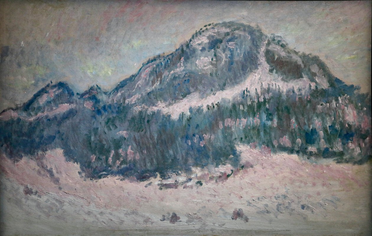 ノルウェーのコルサース山 作： クロード・モネ