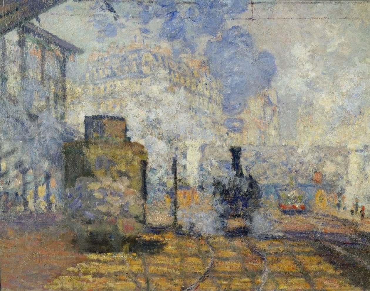 サンラザール駅 作： クロード・モネ