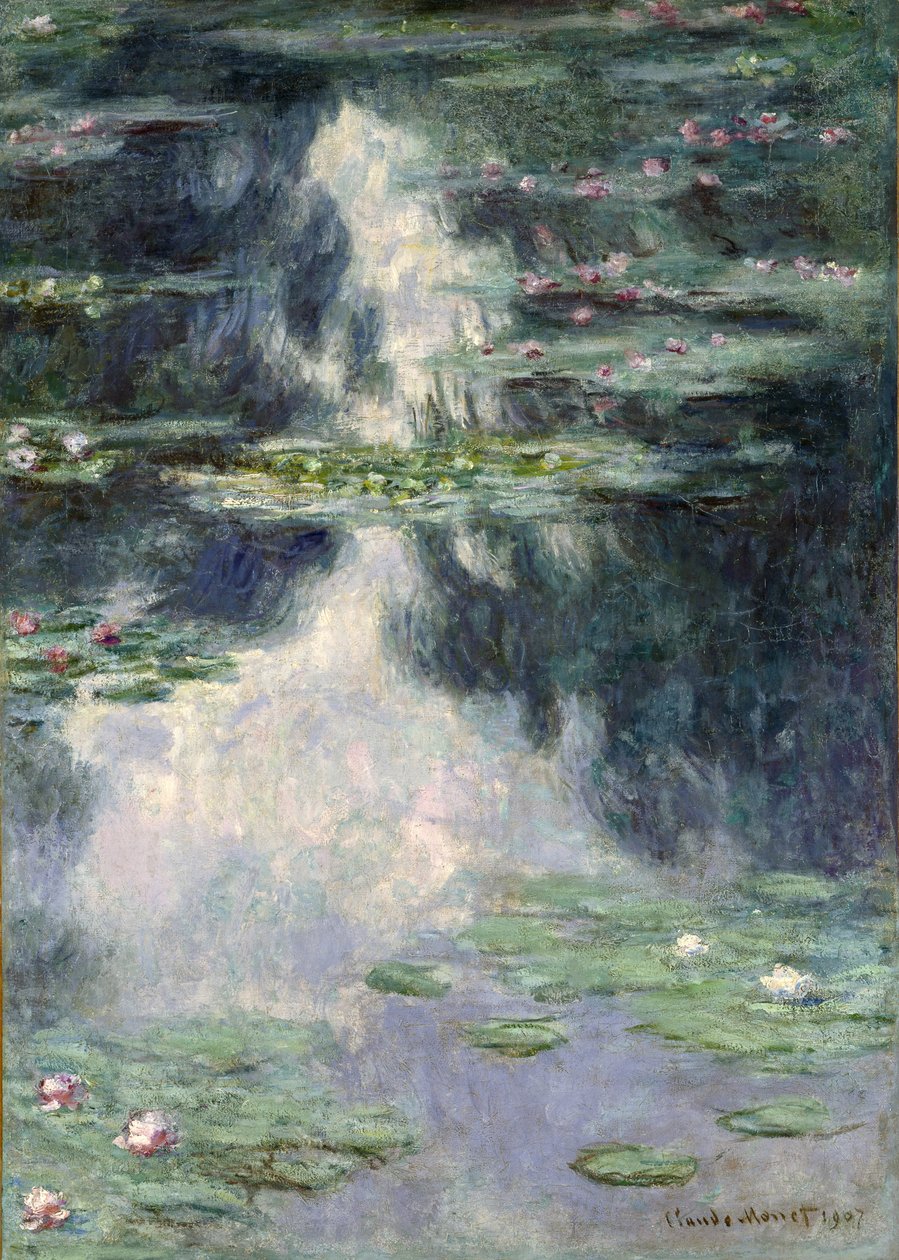 睡蓮の池、1907年 作： クロード・モネ
