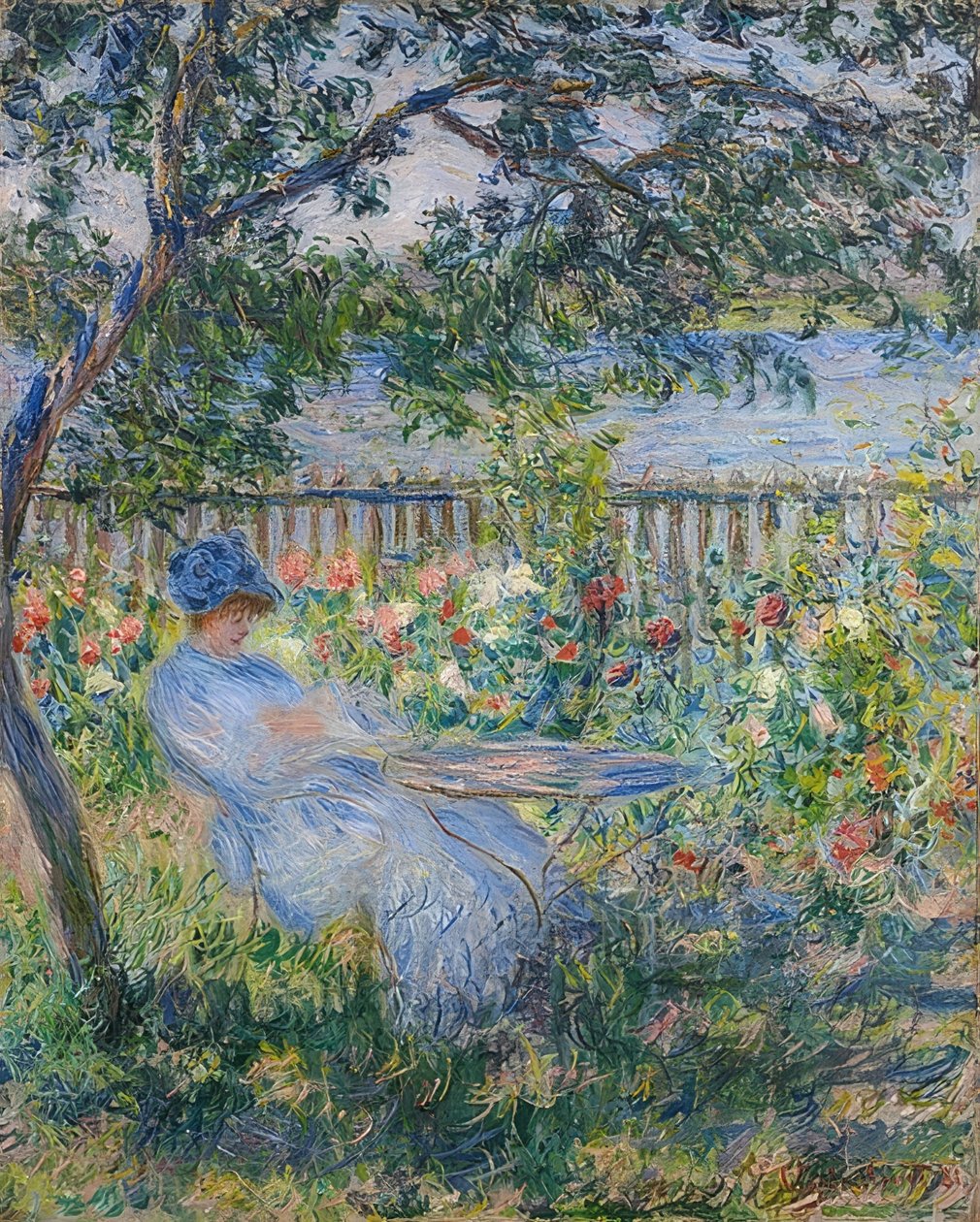 ヴェトゥイユのテラス。 1881 作： クロード・モネ