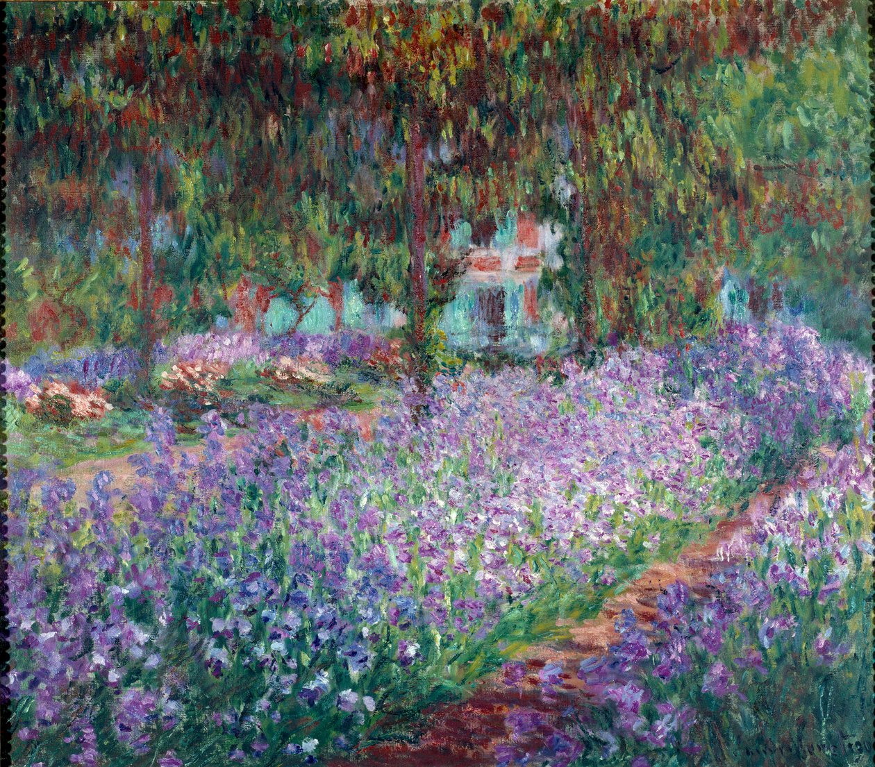 ジヴェルニーの画家の庭 作： クロード・モネ