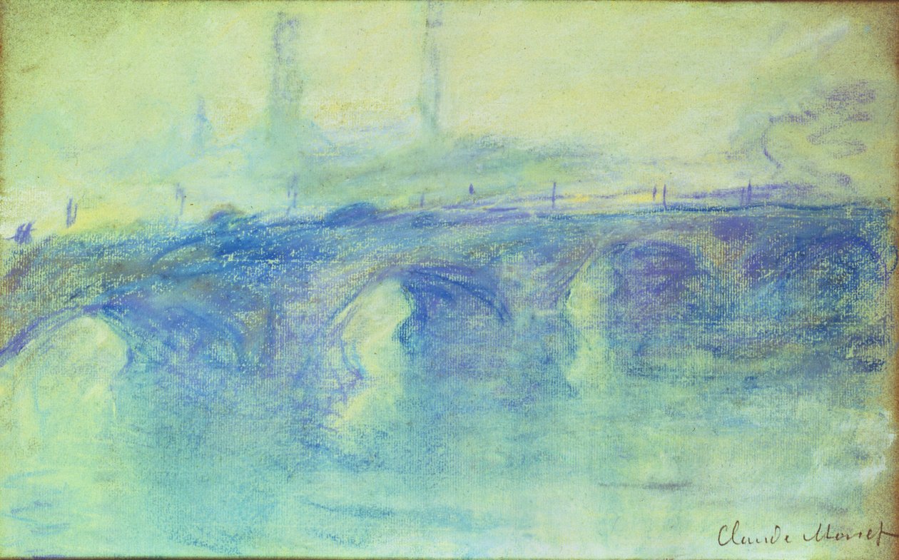 ウォータールー橋、1899年頃 作： クロード・モネ