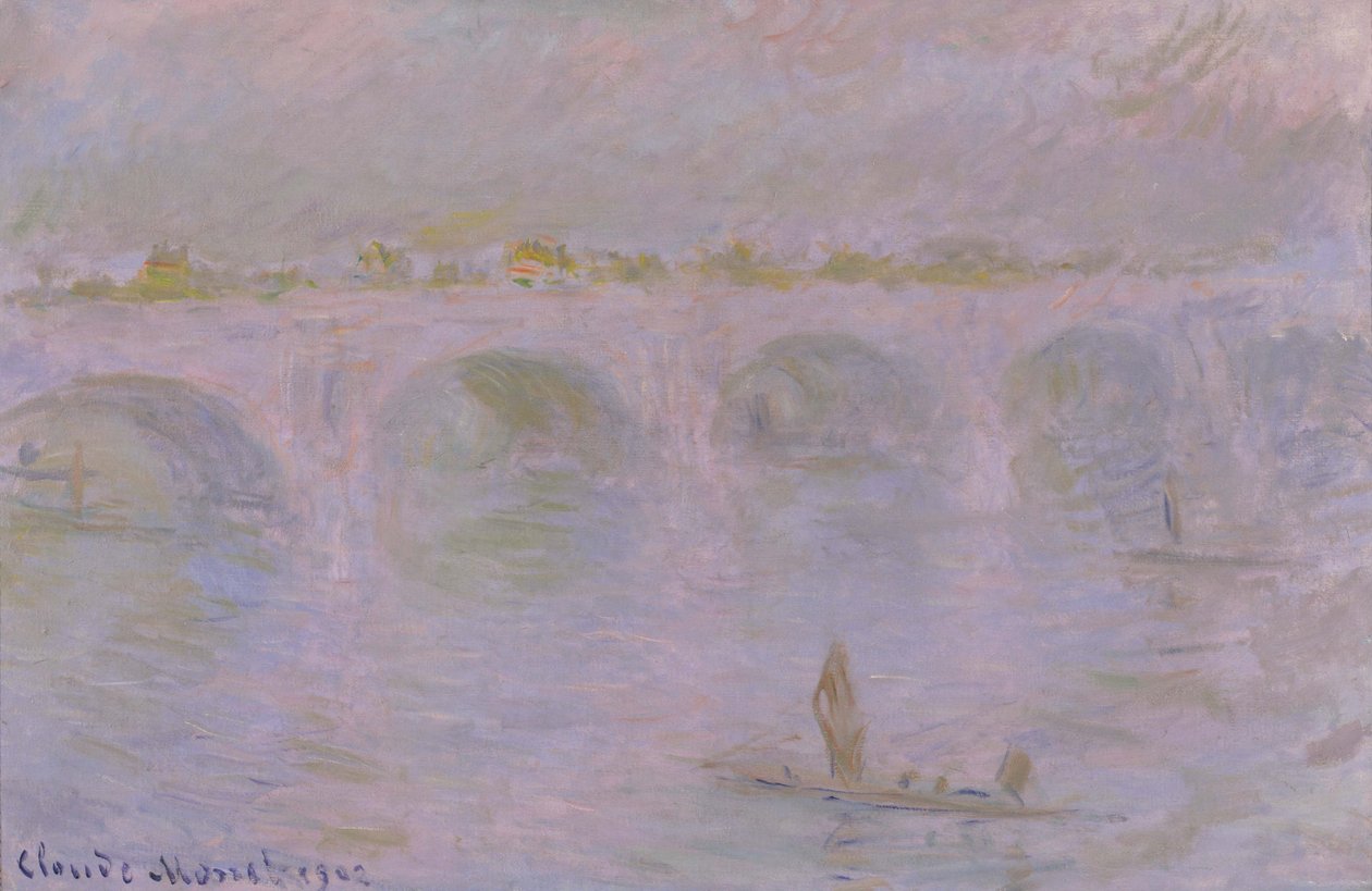 ロンドンのウォータールー橋、1902 作： クロード・モネ